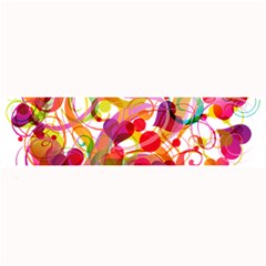 Abstract Colorful Heart Large Bar Mats by BangZart