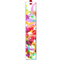 Abstract Colorful Heart Large Book Marks by BangZart