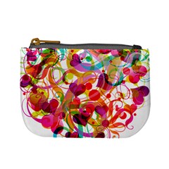 Abstract Colorful Heart Mini Coin Purses by BangZart