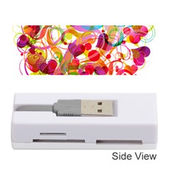 Abstract Colorful Heart Memory Card Reader (stick)  by BangZart