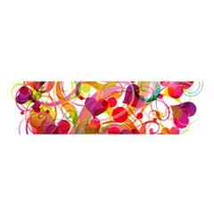 Abstract Colorful Heart Satin Scarf (oblong) by BangZart