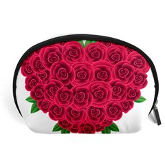 Floral Heart Accessory Pouches (large)  by BangZart