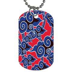 Batik Background Vector Dog Tag (one Side) by BangZart