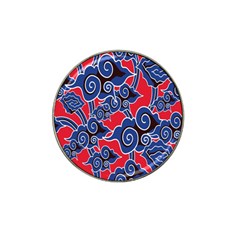 Batik Background Vector Hat Clip Ball Marker (4 Pack) by BangZart