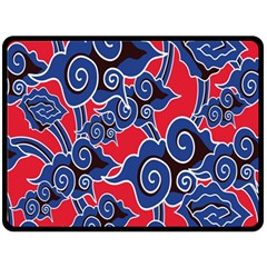 Batik Background Vector Fleece Blanket (large)  by BangZart