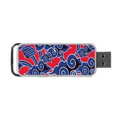 Batik Background Vector Portable Usb Flash (one Side) by BangZart