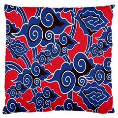 Batik Background Vector Standard Flano Cushion Case (two Sides) by BangZart