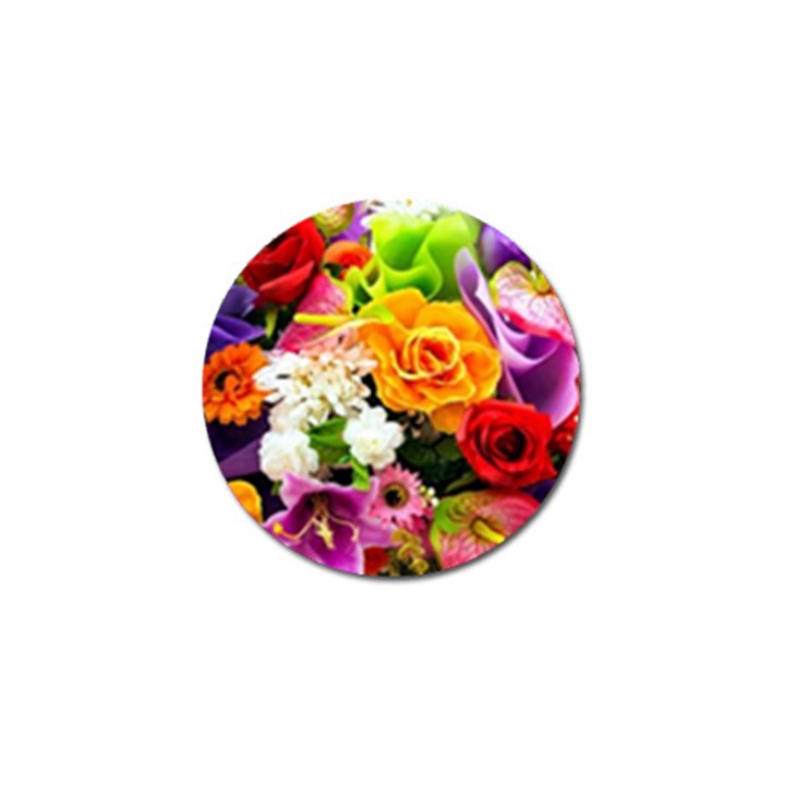 Colorful Flowers Golf Ball Marker (10 pack)