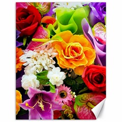 Colorful Flowers Canvas 18  X 24   by BangZart