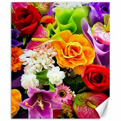 Colorful Flowers Canvas 20  X 24   by BangZart