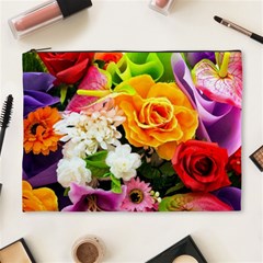 Colorful Flowers Cosmetic Bag (xl) by BangZart