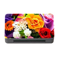 Colorful Flowers Memory Card Reader With Cf by BangZart