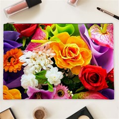 Colorful Flowers Cosmetic Bag (xxl)  by BangZart