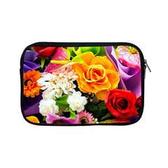 Colorful Flowers Apple Ipad Mini Zipper Cases by BangZart