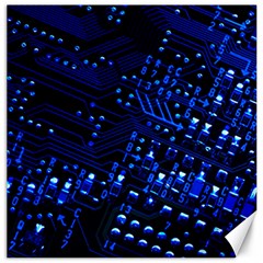 Blue Circuit Technology Image Canvas 20  X 20   by BangZart