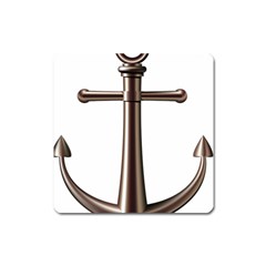 Anchor Square Magnet by BangZart