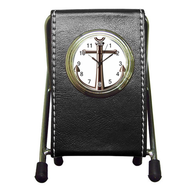 Anchor Pen Holder Desk Clocks