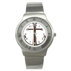 Anchor Stainless Steel Watch by BangZart