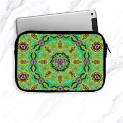 Golden Star Mandala In Fantasy Cartoon Style Apple Ipad Mini Zipper Cases by pepitasart