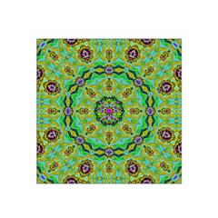 Golden Star Mandala In Fantasy Cartoon Style Satin Bandana Scarf by pepitasart