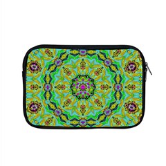 Golden Star Mandala In Fantasy Cartoon Style Apple Macbook Pro 15  Zipper Case by pepitasart