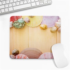 Sea Shell Pattern Large Mousepads by paulaoliveiradesign