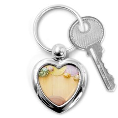 Sea Shell Pattern Key Chains (heart) 