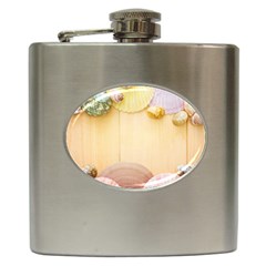 Sea Shell Pattern Hip Flask (6 Oz) by paulaoliveiradesign