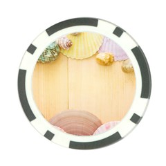 Sea Shell Pattern Poker Chip Card Guard (10 Pack)