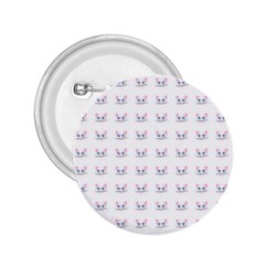 Pink Cute Cat Pattern 2 25  Buttons