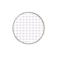 Pink Cute Cat Pattern Hat Clip Ball Marker