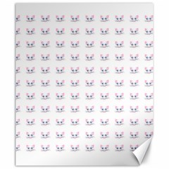 Pink Cute Cat Pattern Canvas 20  X 24  