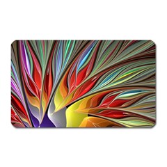 Fractal Bird Of Paradise Magnet (rectangular) by WolfepawFractals