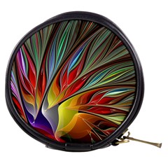 Fractal Bird Of Paradise Mini Makeup Bags