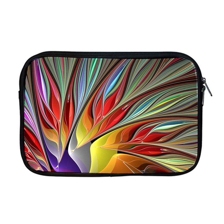 Fractal Bird Of Paradise Apple MacBook Pro 17  Zipper Case