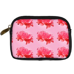 Pink Floral Pattern Digital Camera Cases