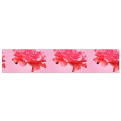 Pink Floral Pattern Flano Scarf (small)