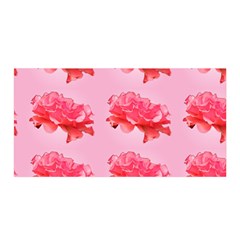 Pink Floral Pattern Satin Wrap by paulaoliveiradesign