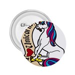 I Love Unicorn  2.25  Buttons Front