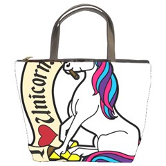 I Love Unicorn  Bucket Bags