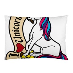 I Love Unicorn  Pillow Case