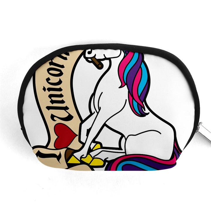 I Love Unicorn  Accessory Pouches (Medium) 