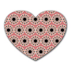 Black Stars Pattern Heart Mousepads by linceazul