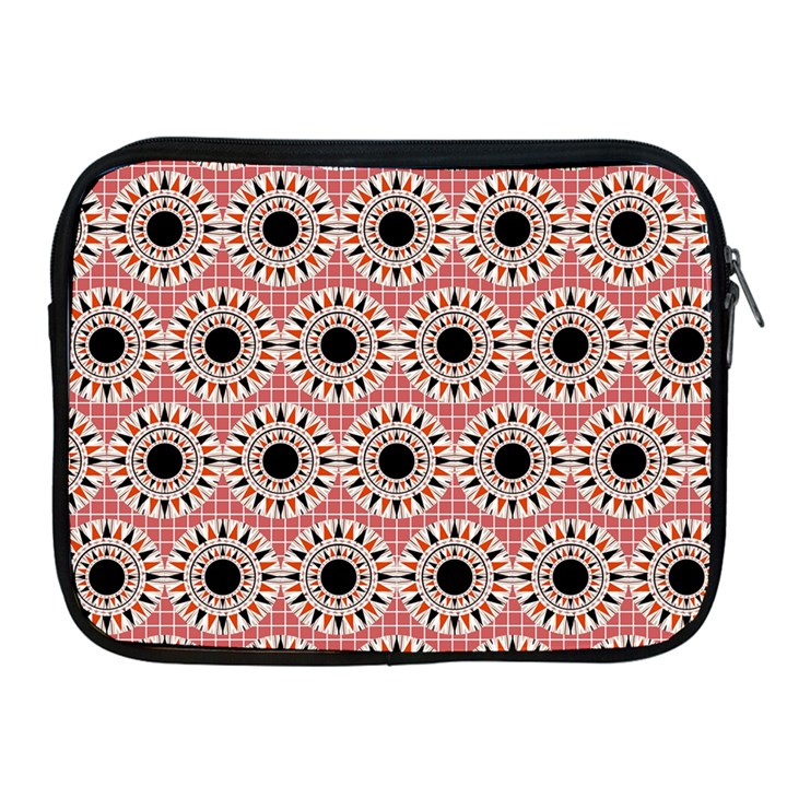 Black Stars Pattern Apple iPad 2/3/4 Zipper Cases