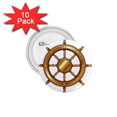 Boat Wheel Transparent Clip Art 1 75  Buttons (10 Pack) by BangZart