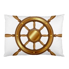 Boat Wheel Transparent Clip Art Pillow Case by BangZart