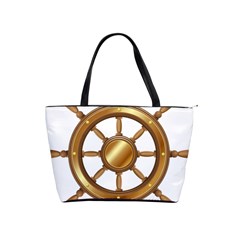 Boat Wheel Transparent Clip Art Shoulder Handbags by BangZart