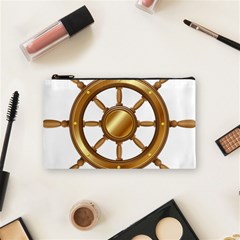 Boat Wheel Transparent Clip Art Cosmetic Bag (small)  by BangZart