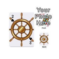 Boat Wheel Transparent Clip Art Playing Cards 54 (mini)  by BangZart