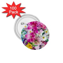 Colorful Flowers Patterns 1 75  Buttons (100 Pack)  by BangZart